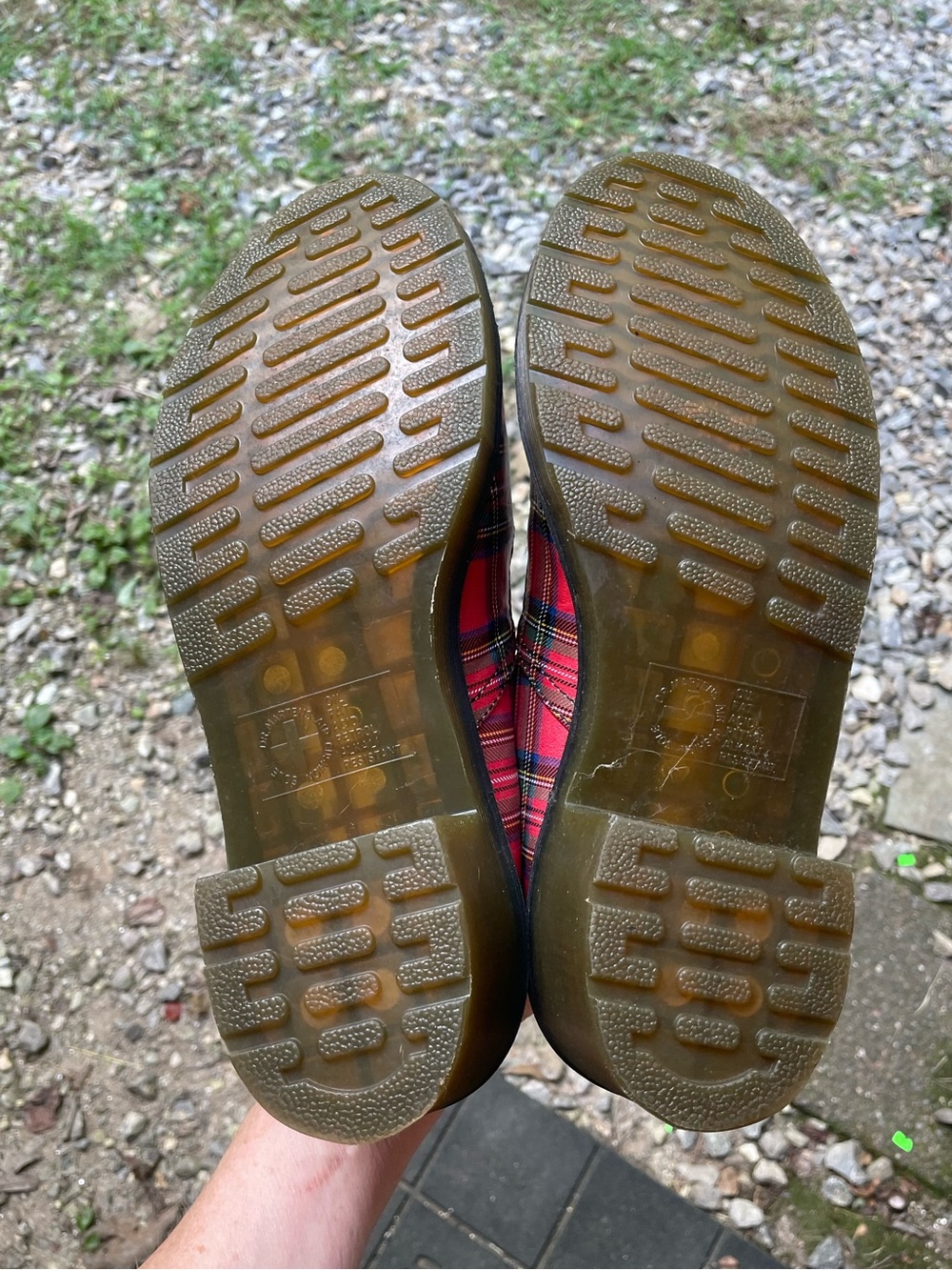 Dr Martens Sofia Plaid Mary Jane Shoes Size 10 - Picture 6 of 15